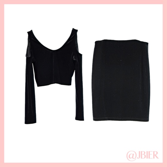 Promesa and Solemio Skirt Set in Black - Picture 1 of 3